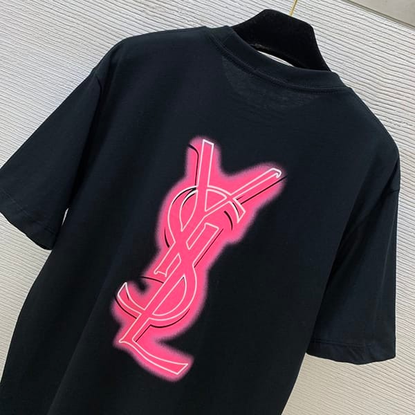 高品質サンローラン シグネチャーロゴ Ｔシャツ パチモン Sah30503